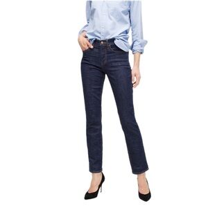 J. Crew Women's Vintage Slim Straight Jeans - Dark Blue